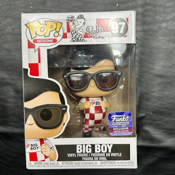 Funko Pop Shop Ad Icons Hollywood Exclusive BOB'S BIG BOY Vinyl Figure 97 - Picture 1 of 2
